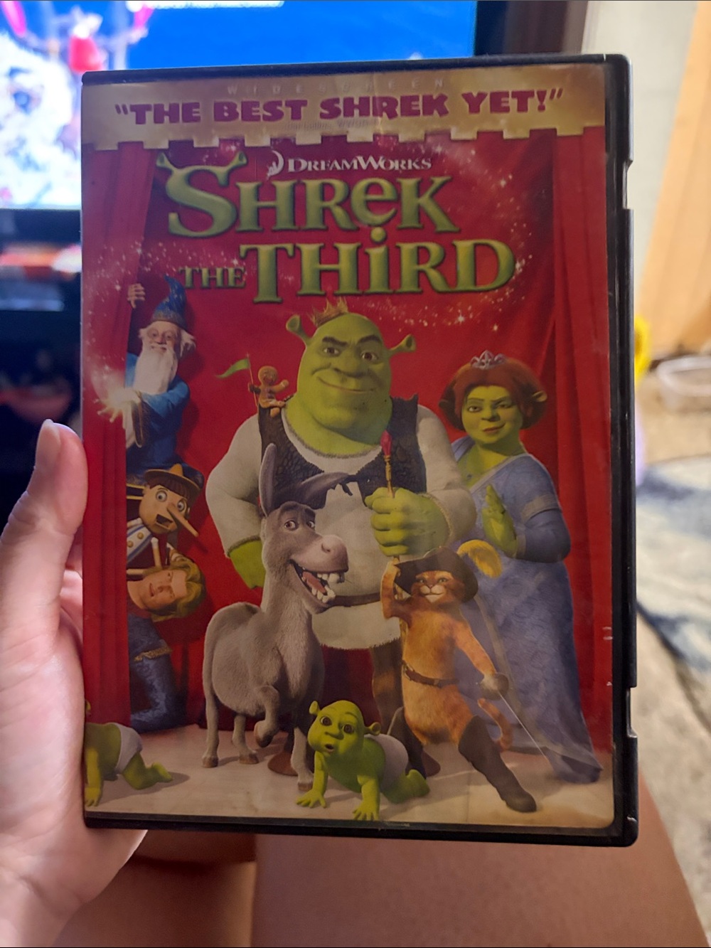 DreamWorks Shrek the Third - Red & Green Cover